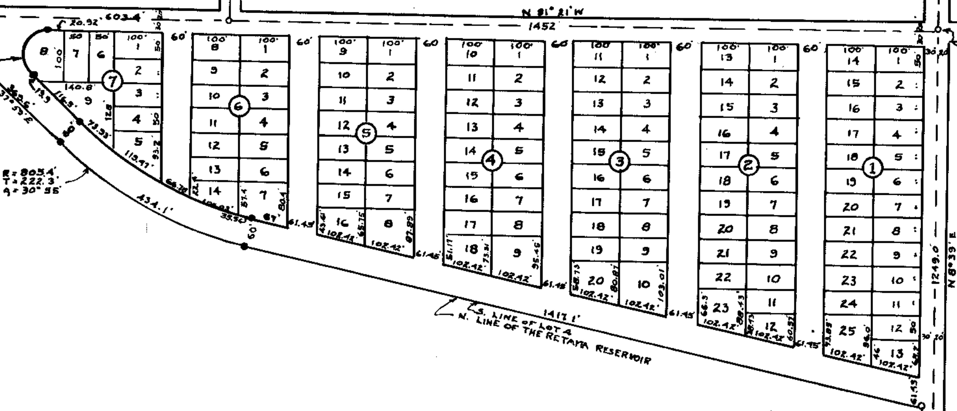 Palm Lake Subdivision subdivision plat map — lots for sale in Edinburg, TX