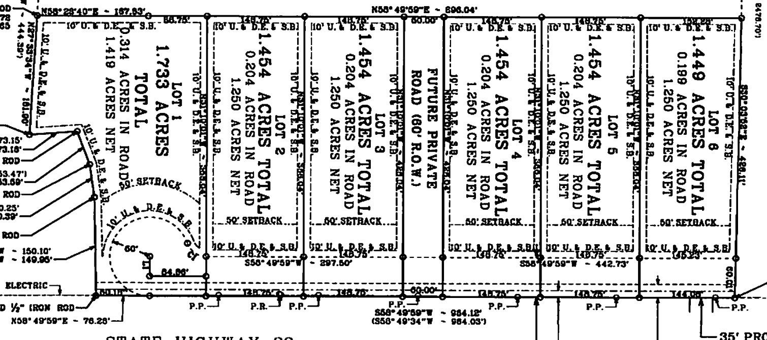 Rocky Ridge Estates subdivision plat map — lots for sale in Hillsboro, TX